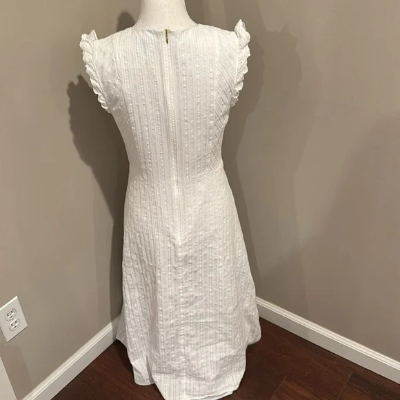 Drapper James jacquard midi Circle Love sleeveless cotton dress - Picture 6 of 10